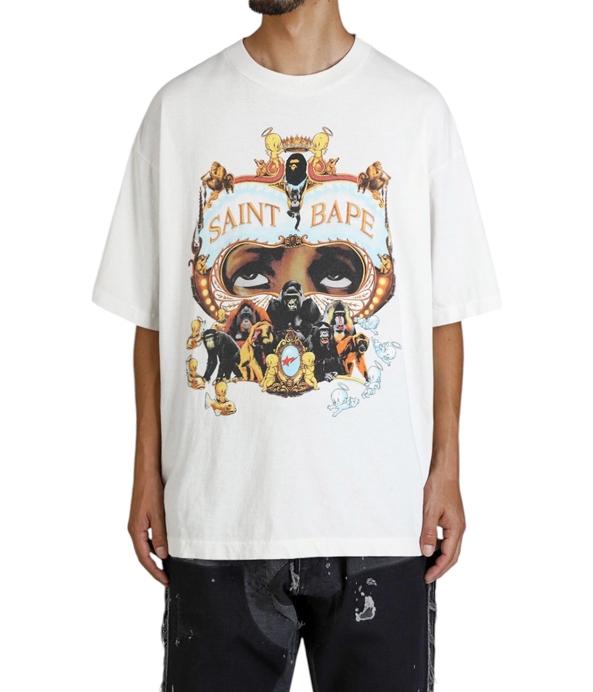 【未使用】BTS★ベーシックスウェットシャツ04 XL SAINT M×××××× - SM-S21-0000-048 / SMxDNMTRS CRW SWT SH_NVY