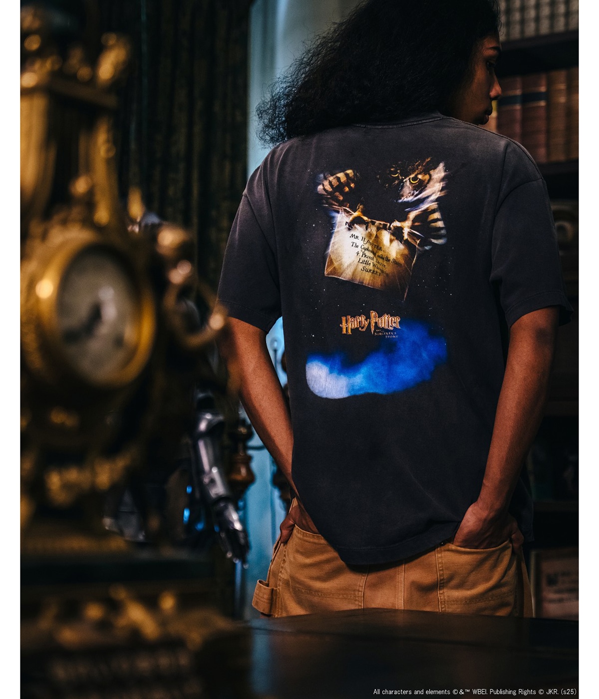 ✨BUTTERGOODS × Phil Marshall✨シャツ 黒 白 総柄 HP_SS TEE