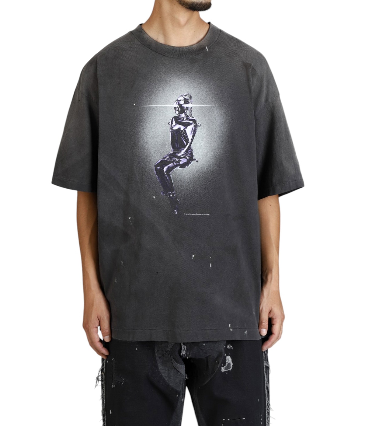 【SAINTMICHAEL】SRYM_MASK TEE／新品未使用／送料込 Saint Mxxxxxx (セントマイケル) SRYM_SS TEE MASK SM-HR1-0000