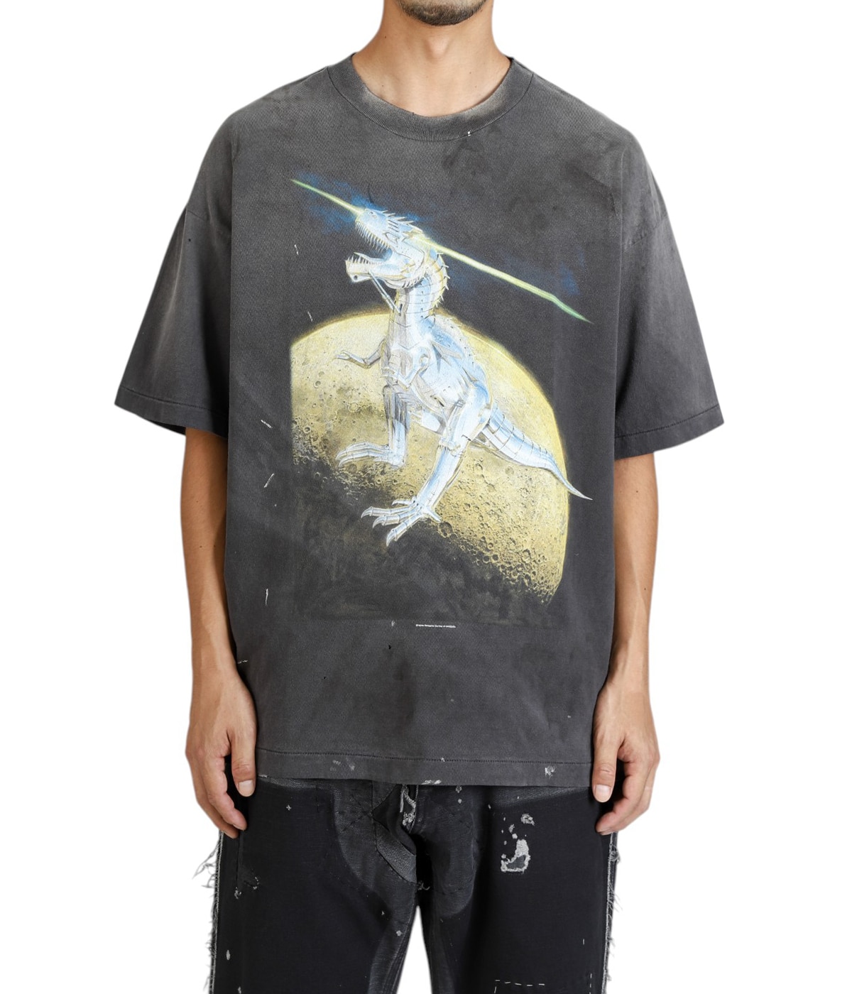 【SAINTMICHAEL】SRYM_T-REX TEE／新品未使用／送料込 SRYM_SS TEE / T-REX | ref. / Web Store