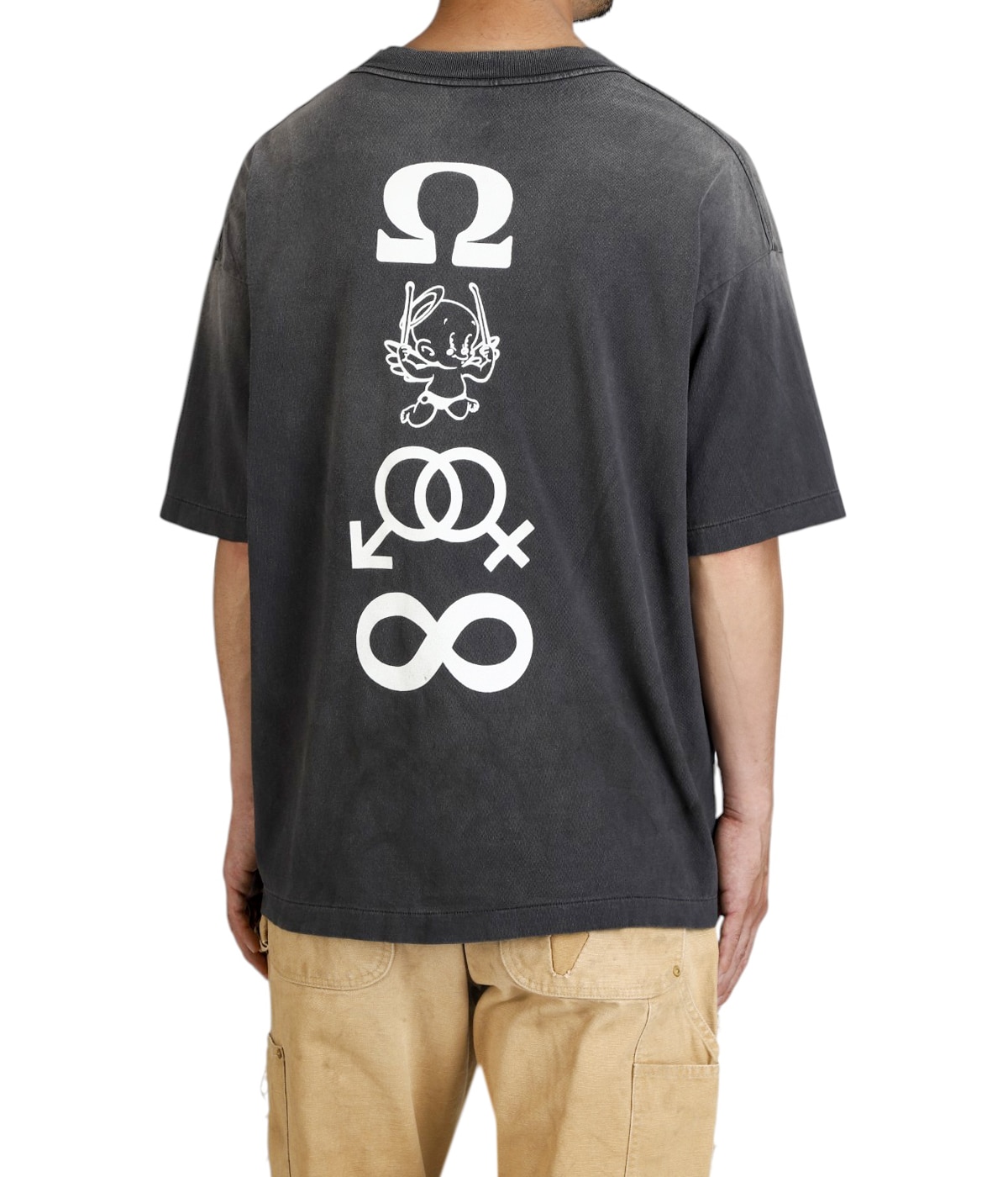【SAINT MXXXXXX】CANDLE グラフィック 半袖 Tシャツ SM-HR8-0000-008/SS TEE/CANDLE(M BLACK): SAINT MXXXXXX: MENS