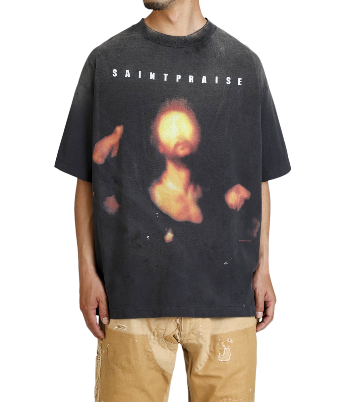 新品未使用SAINT Mxxxxxx セントマイケル　PRAISE Tシャツ　M 新品未使用SAINT Mxxxxxx セントマイケル PRAISE Tシャツ M