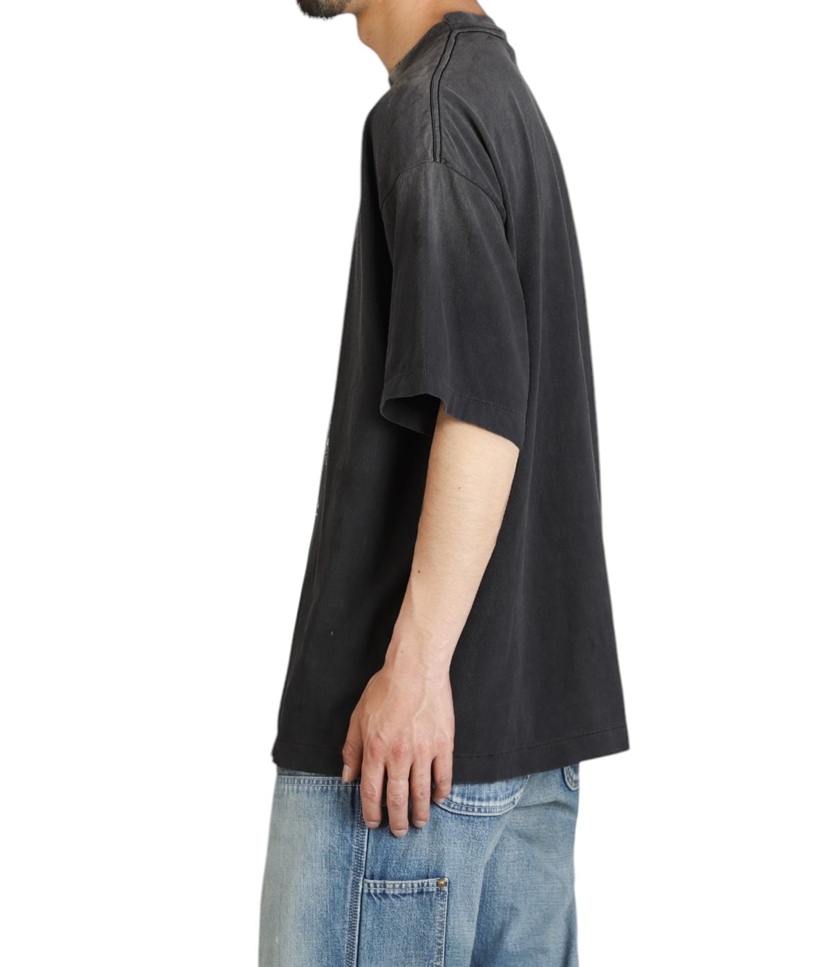 【SAINT Mxxxxxx】SAINT MICHAEL 半袖Tシャツ ブラック SAINT Mxxxxxx/セントマイケル】Tシャツ SM-YS1-0000-001