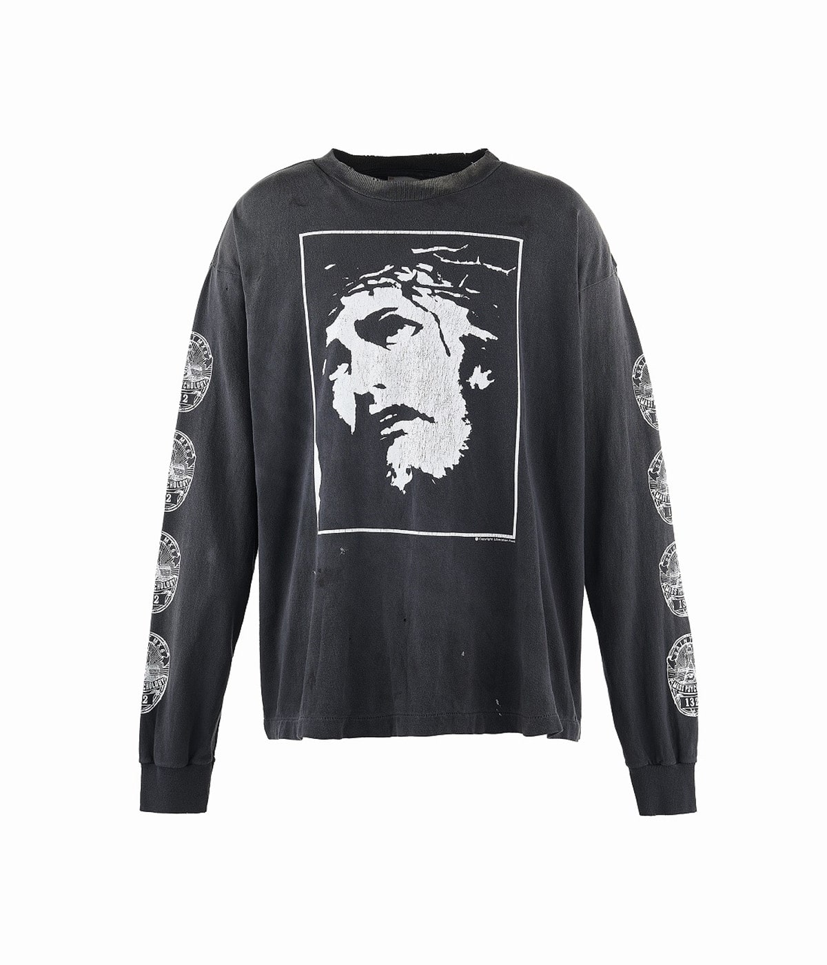 セントマイケル 骨格プリント 長袖カットソー XL LS TEE/LOVE SAINT | SAINT Mxxxxxx(セント マイケル