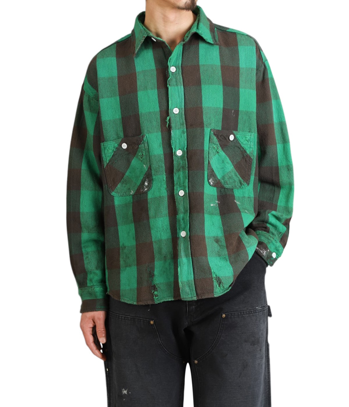 トップス SAINT MICHAEL FLANNEL SHIRT CHECK FLANNEL SHIRT/CHECK | SAINT Mxxxxxx(セント マイケル