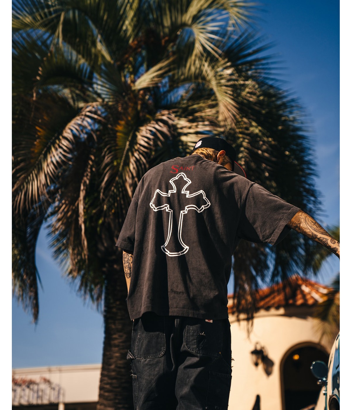 SAINT Mxxxxxx セントマイケル2Pac Tee BLACK 2XL 2PC_SS TEE/2PAC | SAINT Mxxxxxx(セント マイケル) / トップス