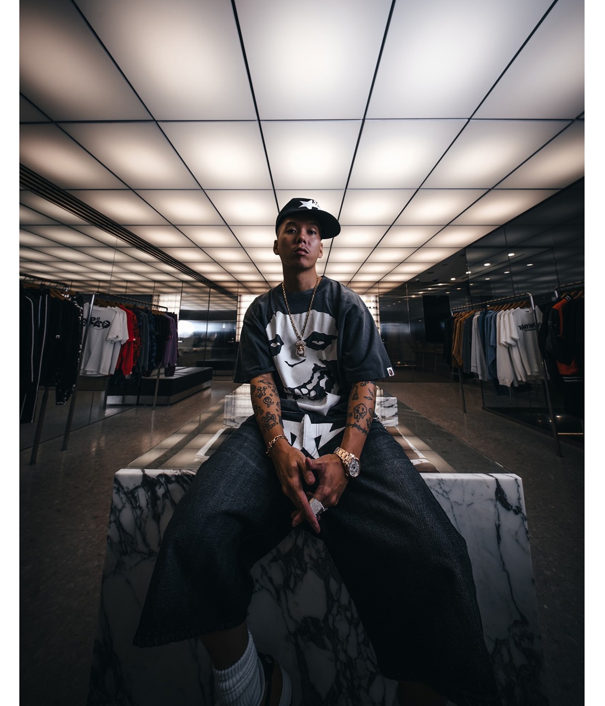 BAPE_MESH CAP | SAINT Mxxxxxx(セント マイケル) / 帽子 キャップ