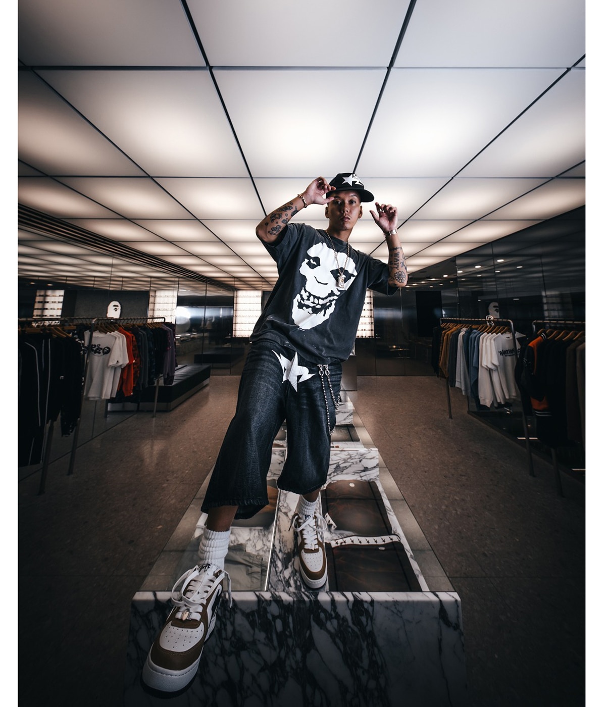 BAPE_MESH CAP | SAINT Mxxxxxx(セント マイケル) / 帽子 キャップ