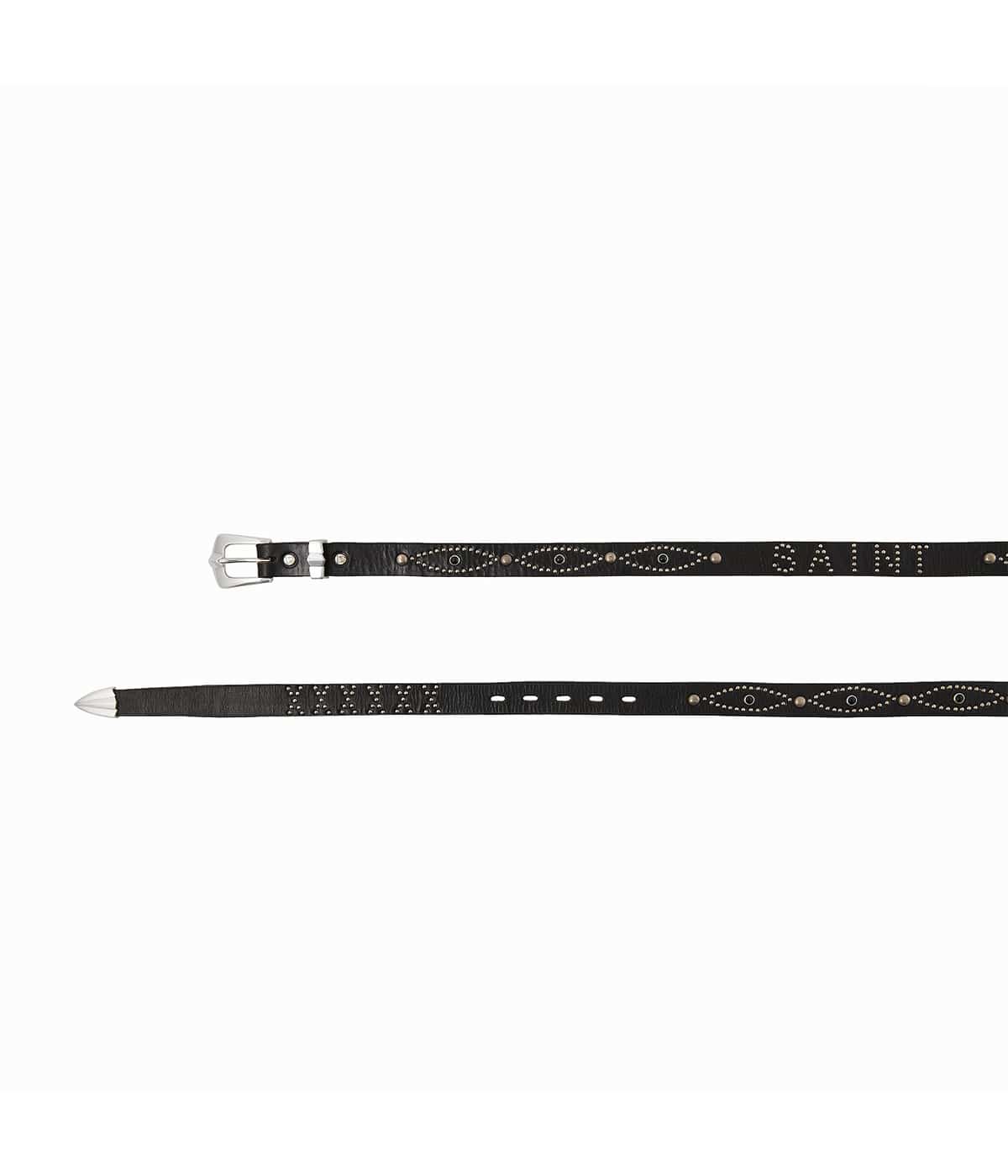 HTC BELT NARROW/BLACK STONE | SAINT Mxxxxxx(セント マイケル