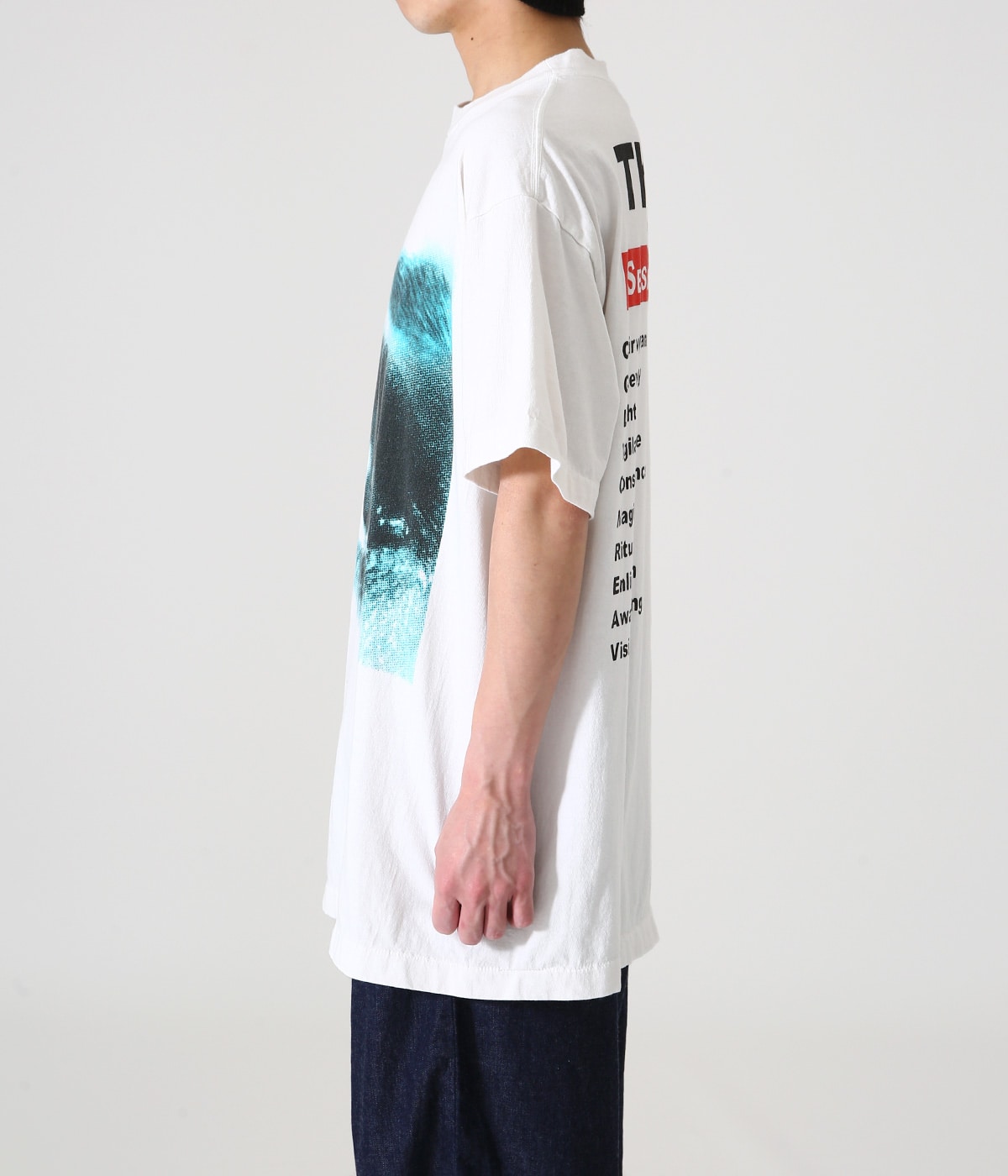 Tシャツ・カットソー SAINT MXXXXXX Men Tops SMHR80000C16 WHITE SAINT Mxxxxxx Saint T-Shirt in White | SVD