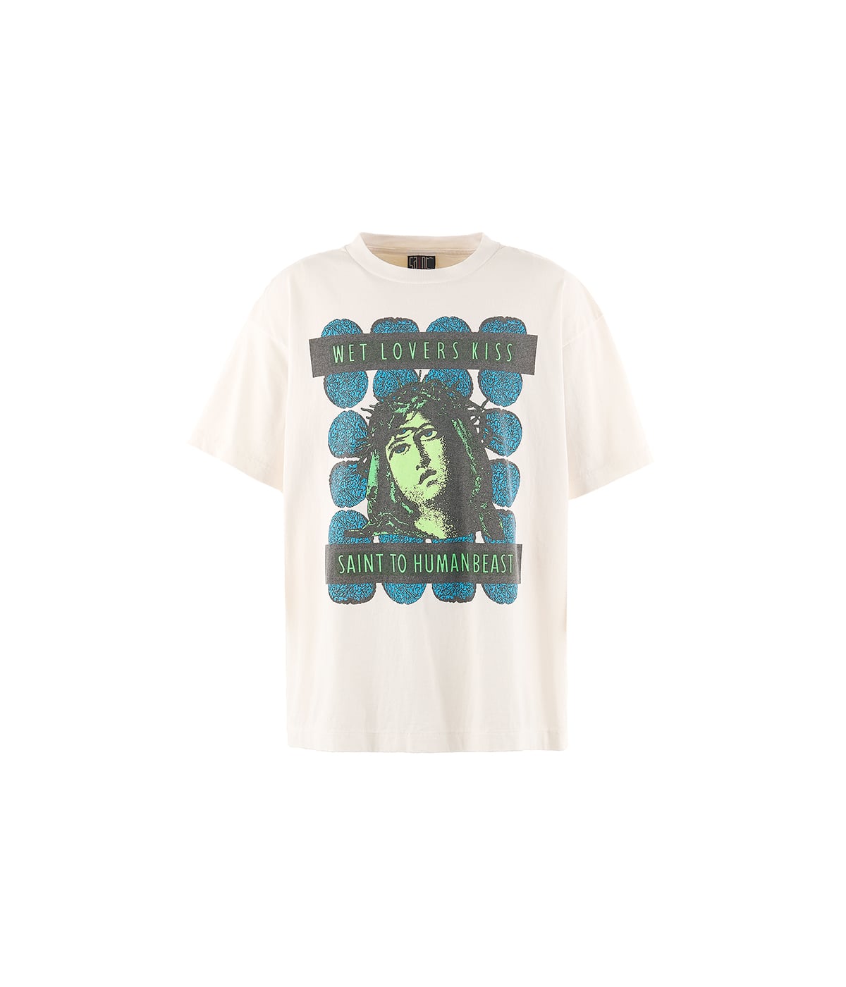すぐお届け・送料込【SAINT Mxxxxxx】SS TEE/KISS / Tシャツ SAINT MXXXXXX(セントマイケル) 商品ページ - SS TEE KISS / WHITE