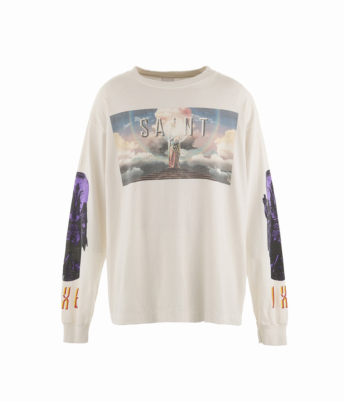 SAINT Is Life. 長袖カットソー クリーム色 LS TEE/SAINT PICTURES | SAINT Mxxxxxx(セント マイケル