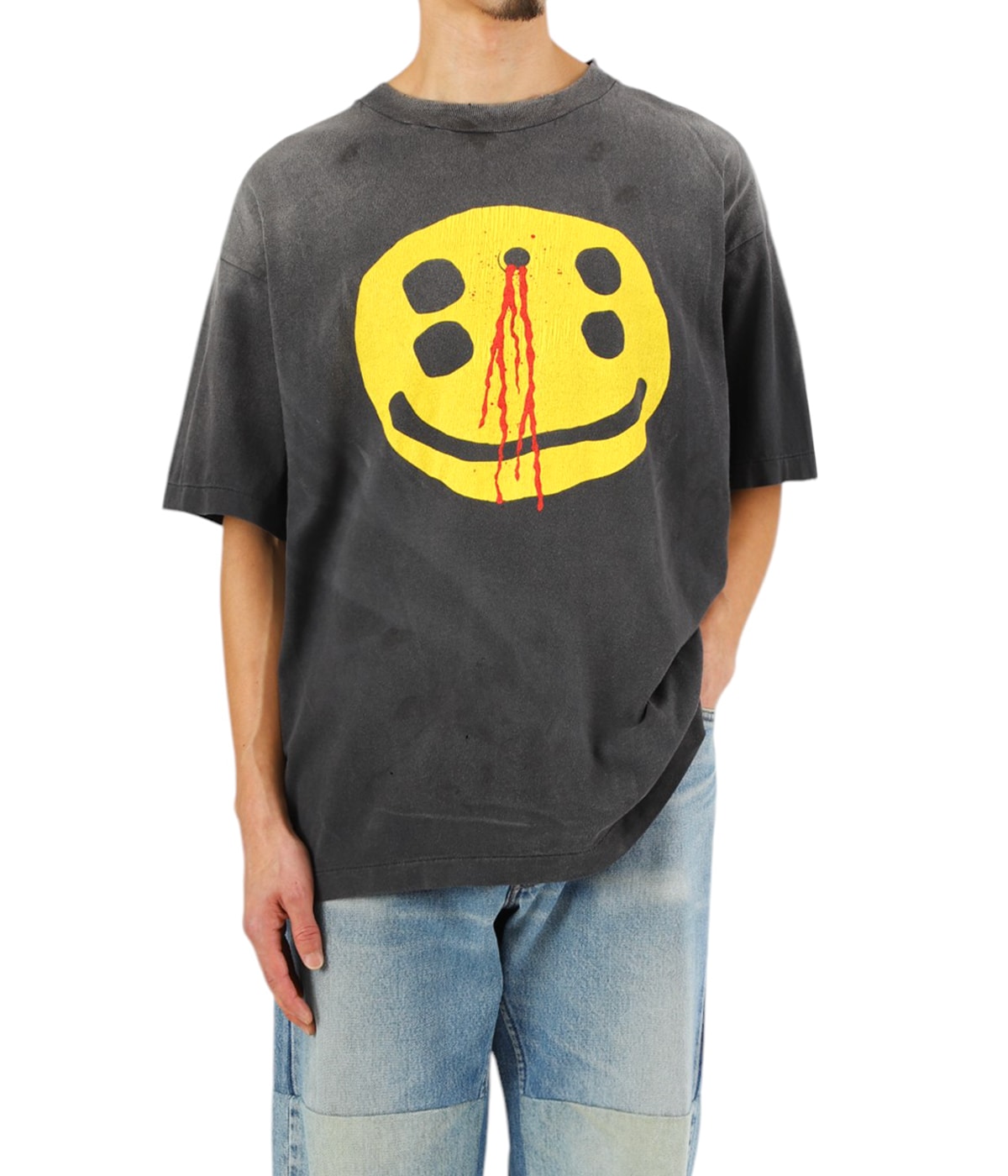 SAINT MICHAEL／セントマイケル／CP_SS TEE／SMILE／BLACK CP_SS TEE/SMILE | SAINT Mxxxxxx(セント マイケル) / トップス