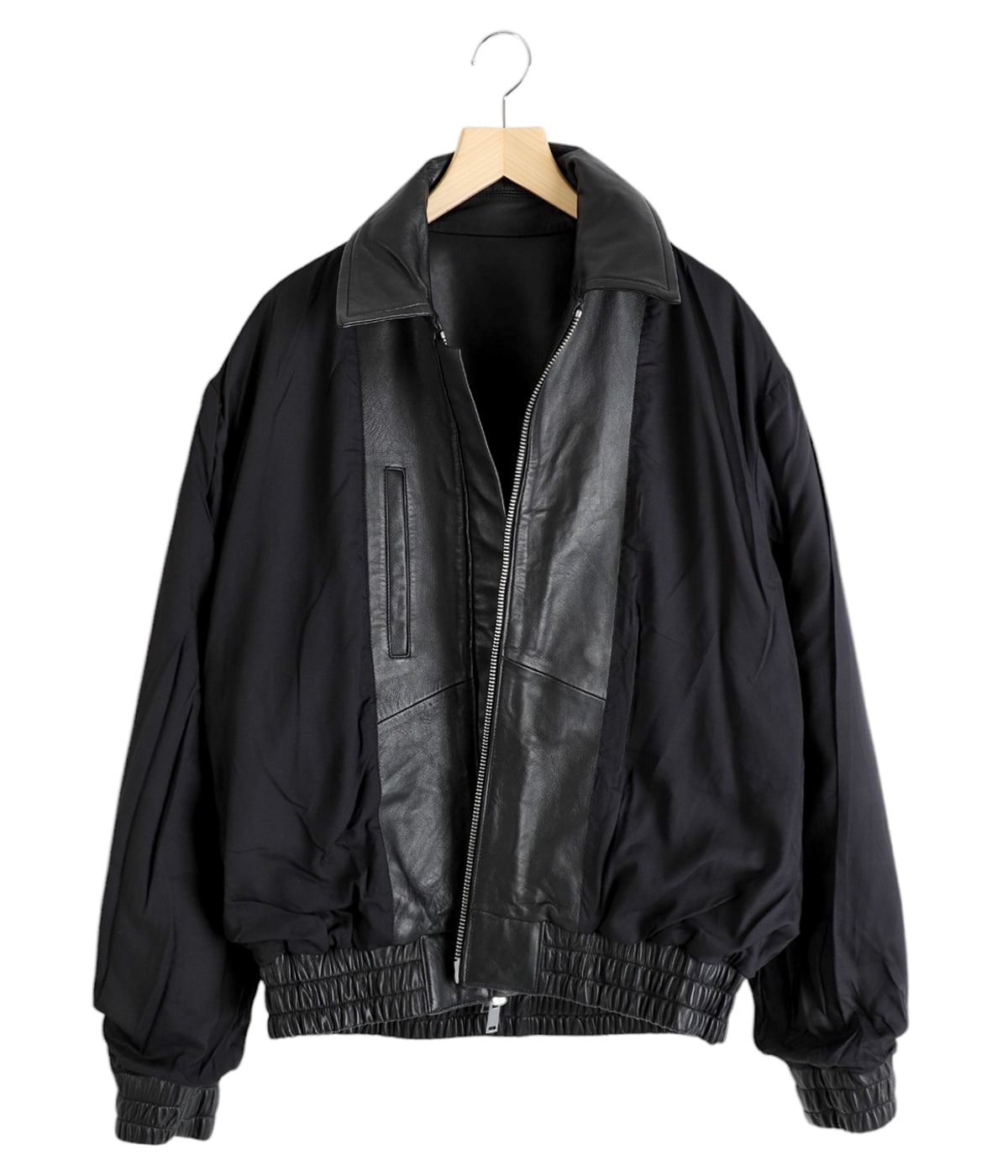 LEATHER BOMBER JACKET - PISTON - | STUDIO NICHOLSON(スタジオ