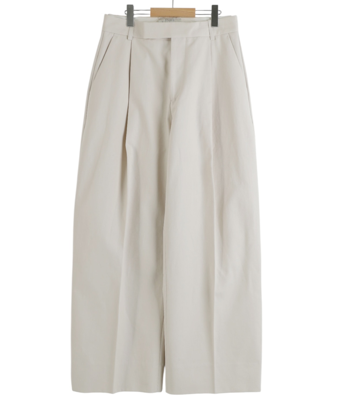 CURVED LEG PANTS - SOFTST VINTAGE TWILL - | STUDIO NICHOLSON