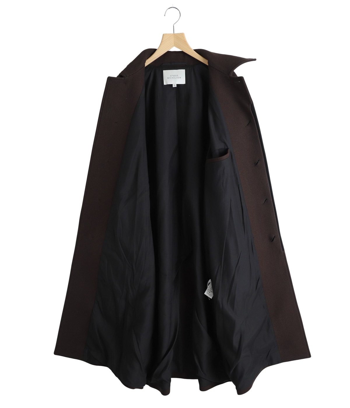 RAGLAN WOOL COAT - MELTON WOOL - | STUDIO NICHOLSON(スタジオ