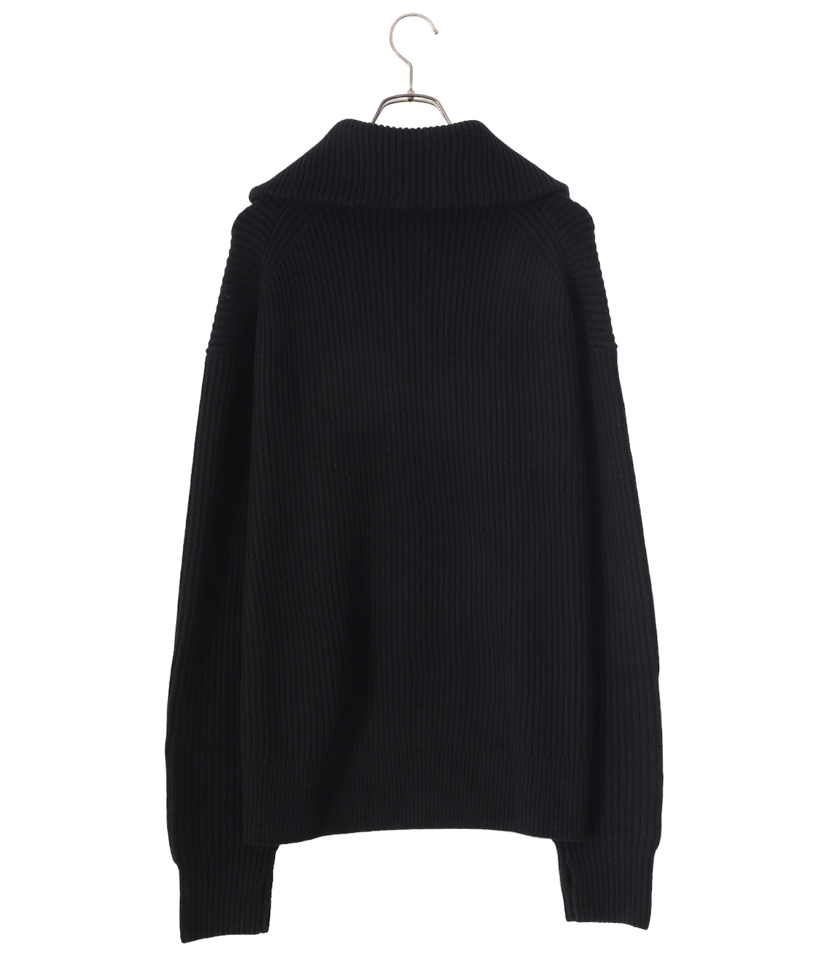 BOW 5GG FISHERMAN RIB KNIT HALF ZIP JUMPER | STUDIO