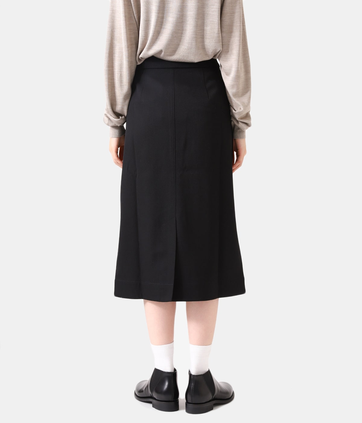 【関税込み】Studio Nicholson ブラック Jaya マキシスカート レディース】WORKWEAR DETAIL SKIRT | STUDIO NICHOLSON