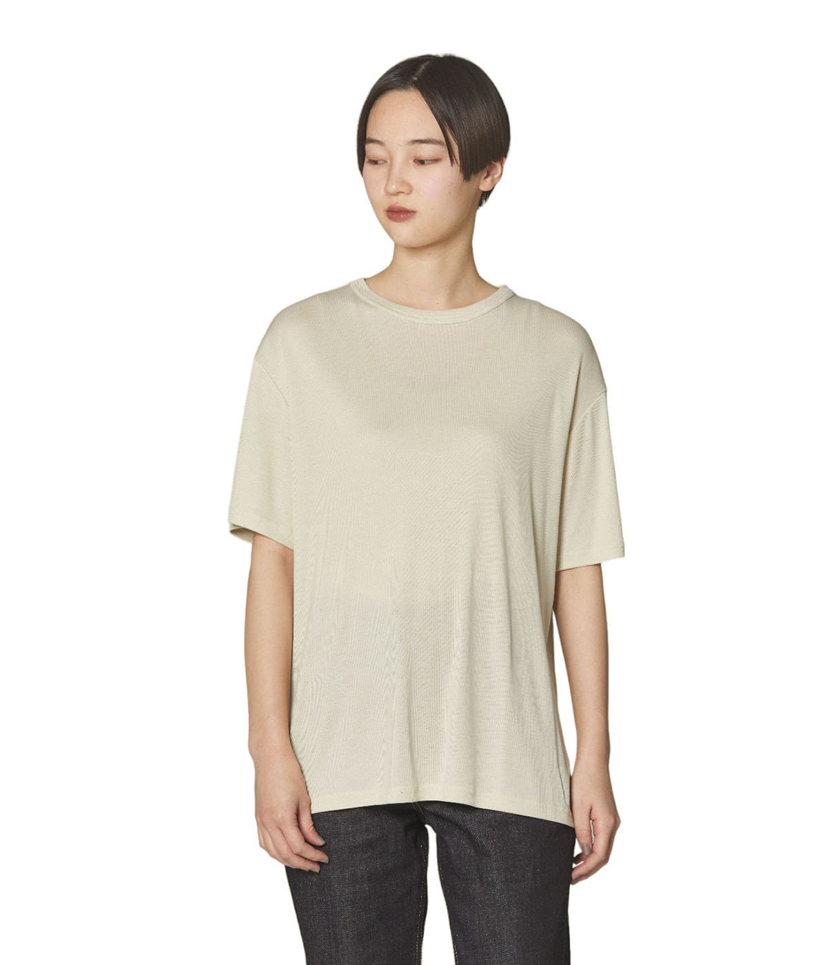 L'Appartement STUDIO NICHOLSON Tシャツ レディース】TSHIRT | STUDIO NICHOLSON(スタジオニコルソン