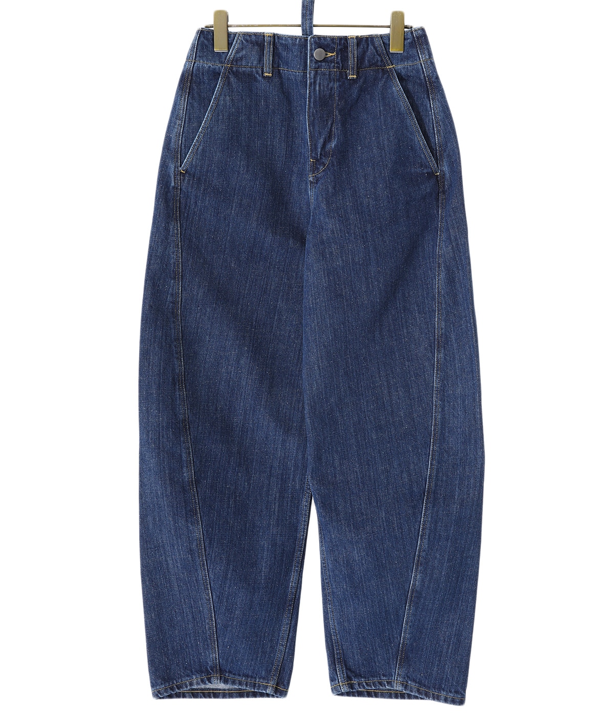 レディース】ENZYME WASHED VOLUME LEG DENIM PANT(AKERMAN