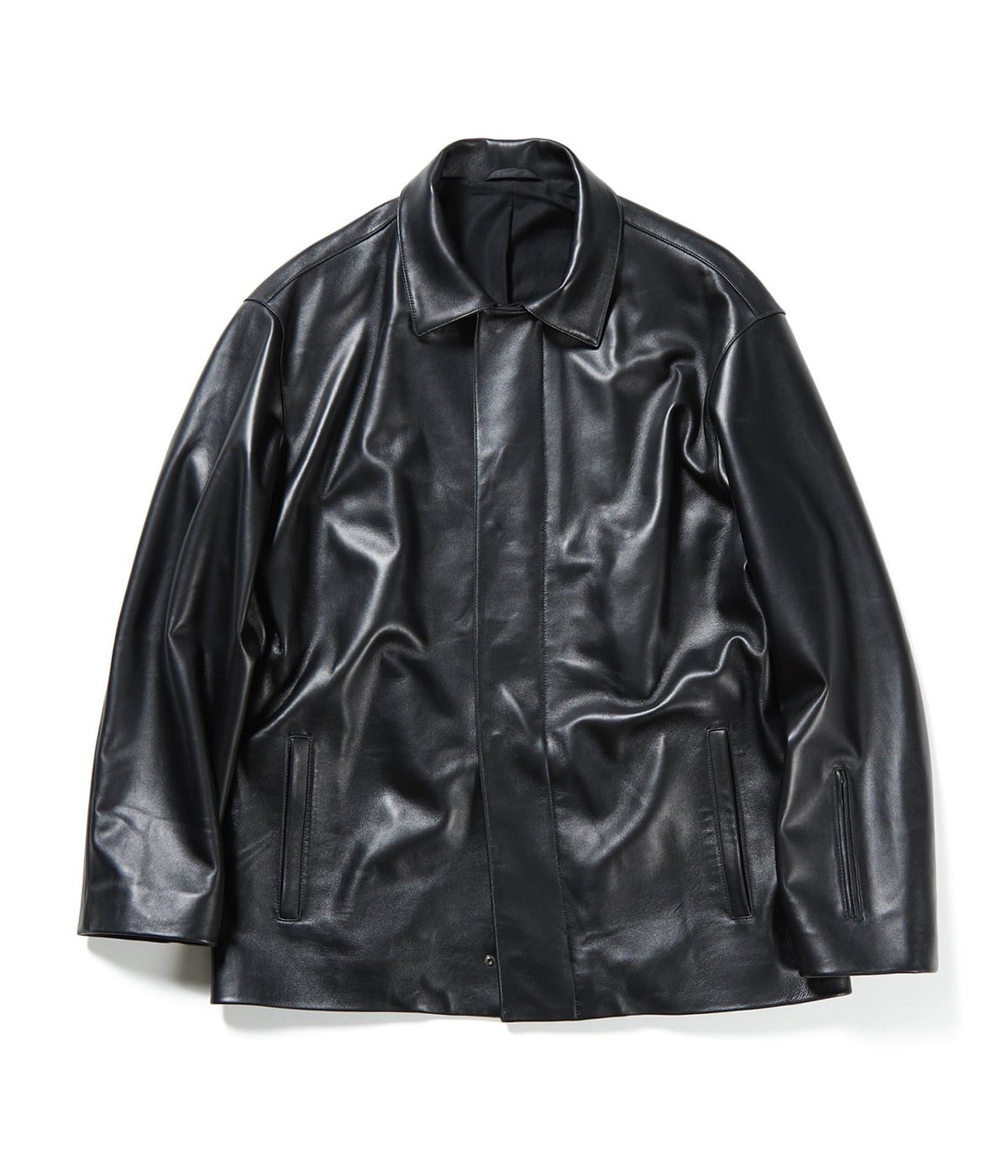 SOPHNET. ソフネット　レザー ジャケット ブラック　羊革　サイズM LEATHER JACKET | SOPHNET.(ソフネット) / アウター レザー