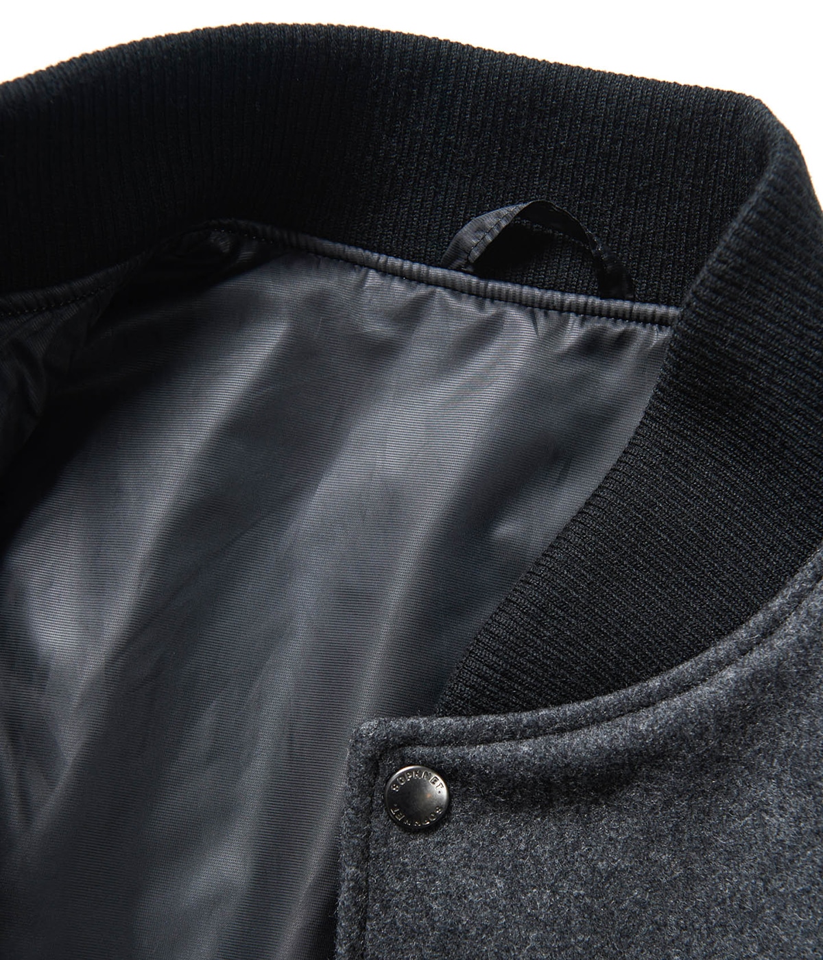 LEATHER SLEEVE VARSITY JACKET | SOPHNET.(ソフネット