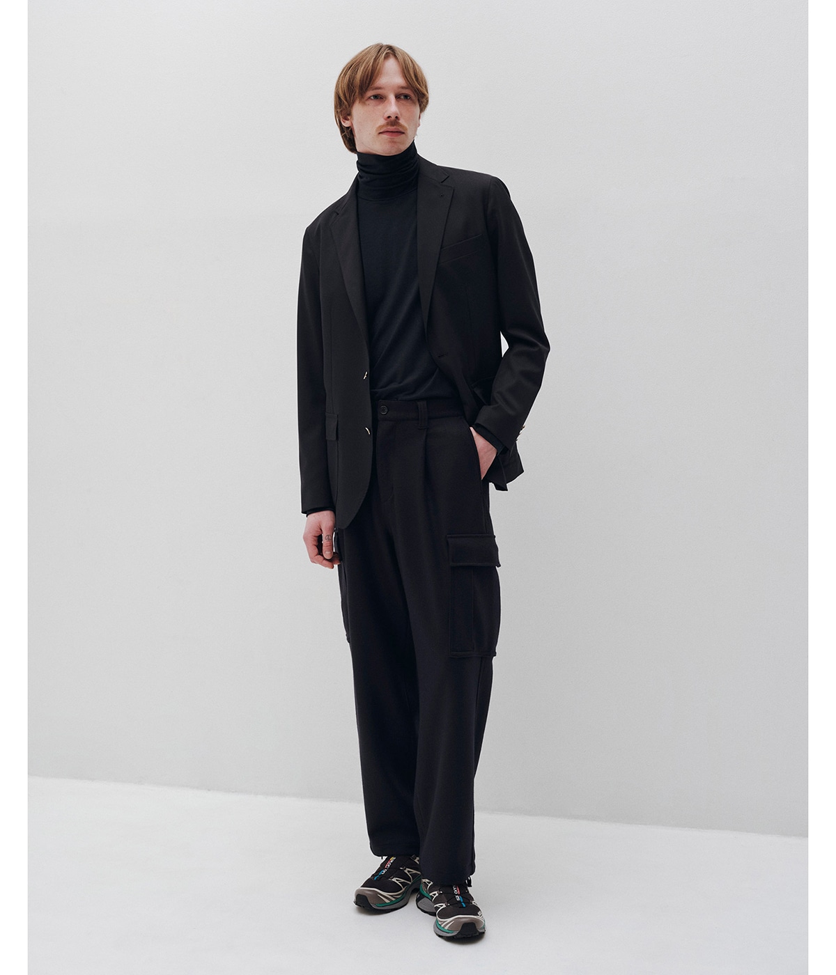 SOPH. グレー スーツ ウール100% SOPH-00079 ¥85,000 SOPH. | SUPER 100'S WOOL 2BUTTON BLAZER(M CHARCOAL GRAY):
