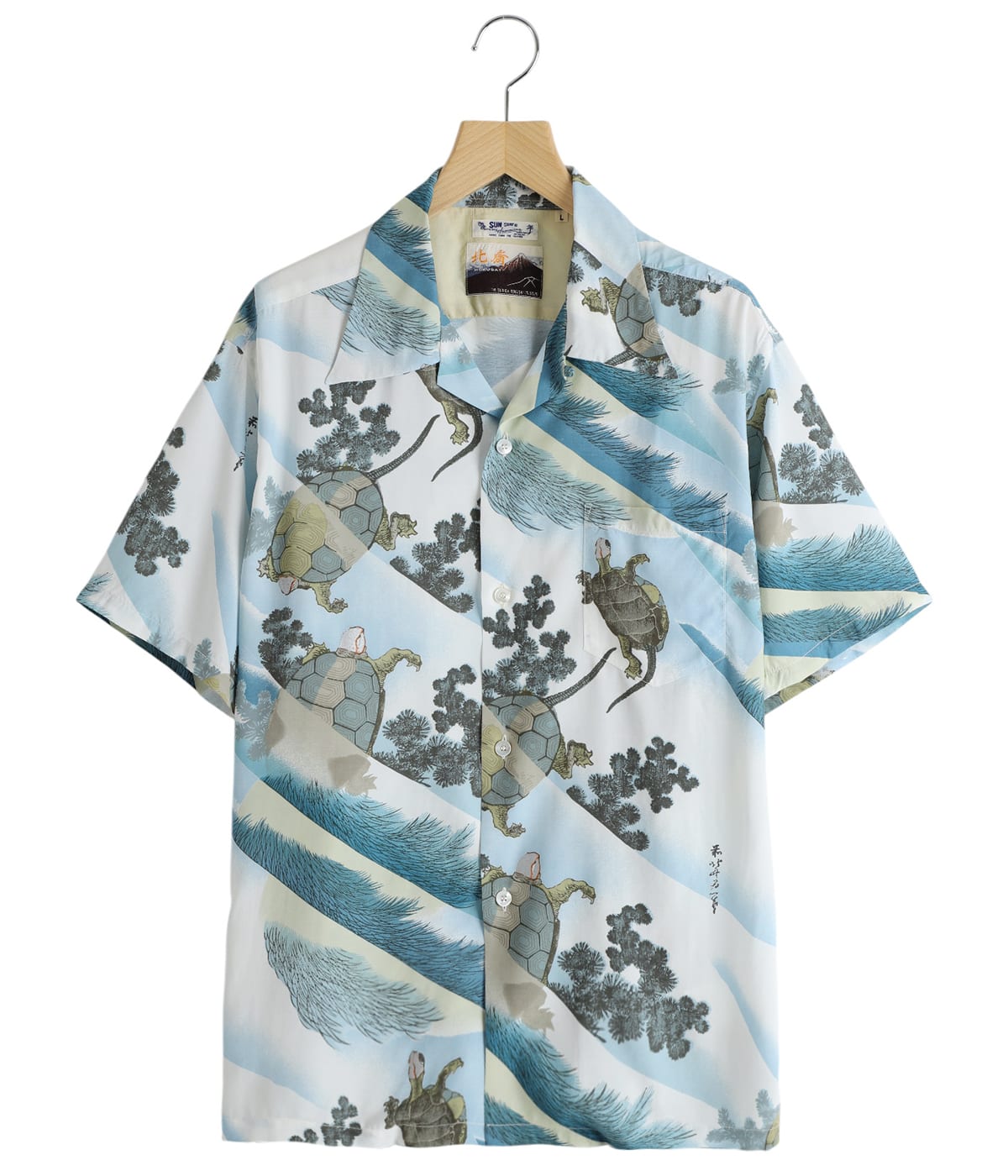 サンサーフ「OKOREHAO KASURI PRINT」ウエスタンシャツ SUN SURF サンサーフ コットンリネンオープンシャツ SURFBOARDS