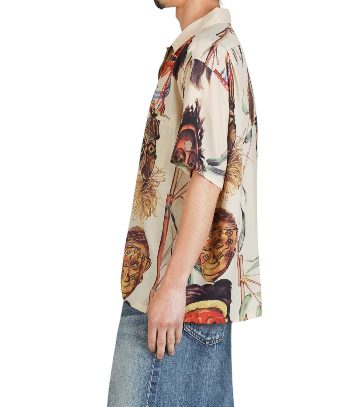 model(175cm / 60kg)B85 W75 H92 着用サイズ：L