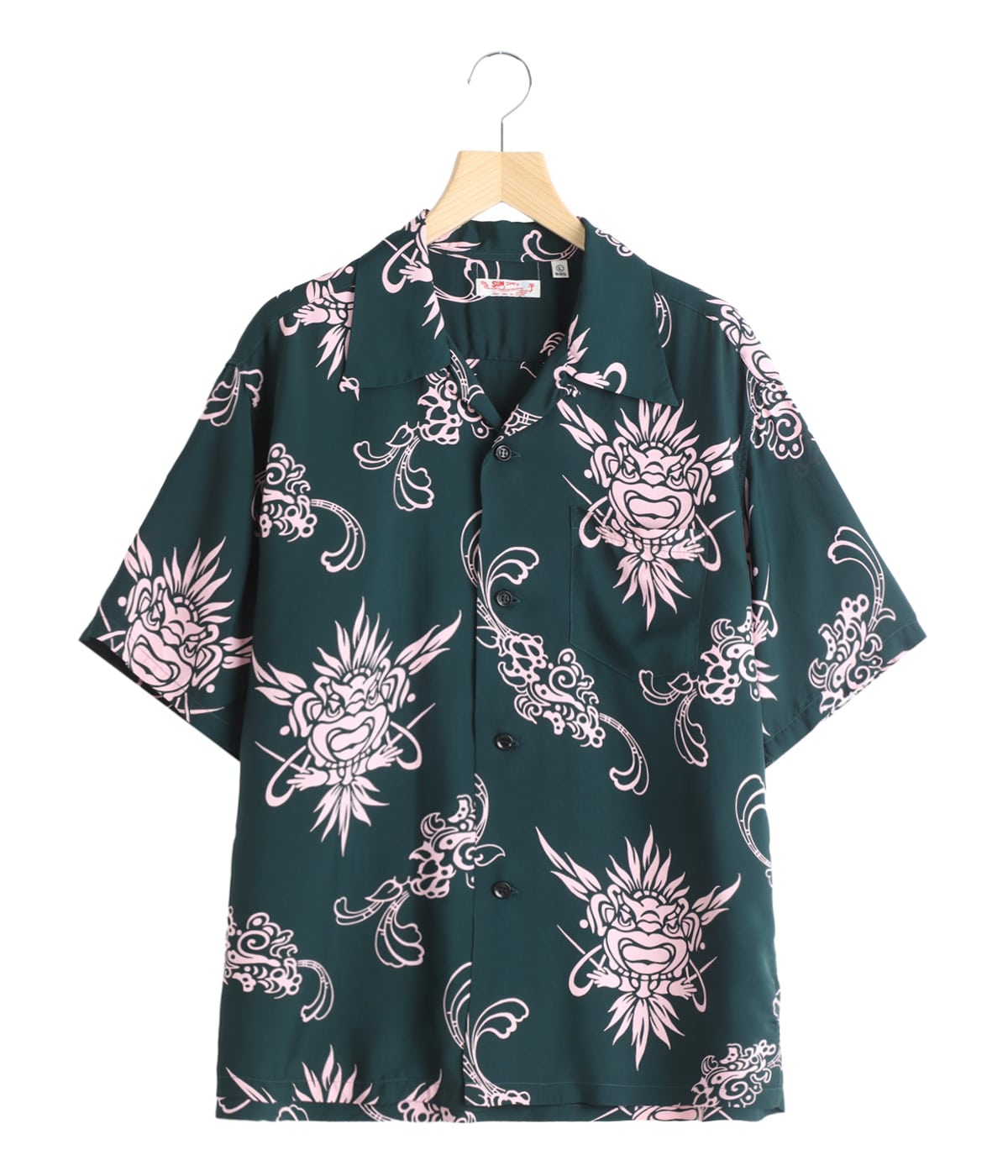 SUN SURF ハワイアンプリント 半袖シャツ XXL TIKI“ S/S RAYON HAWAIIAN SHIRT | SUN SURF(サンサーフ) / トップス