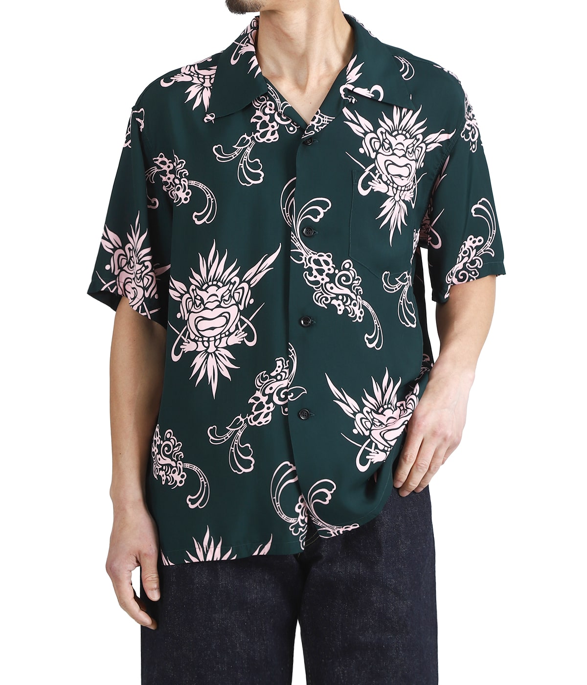TIKI“ S/S RAYON HAWAIIAN SHIRT | SUN SURF(サンサーフ) / トップス