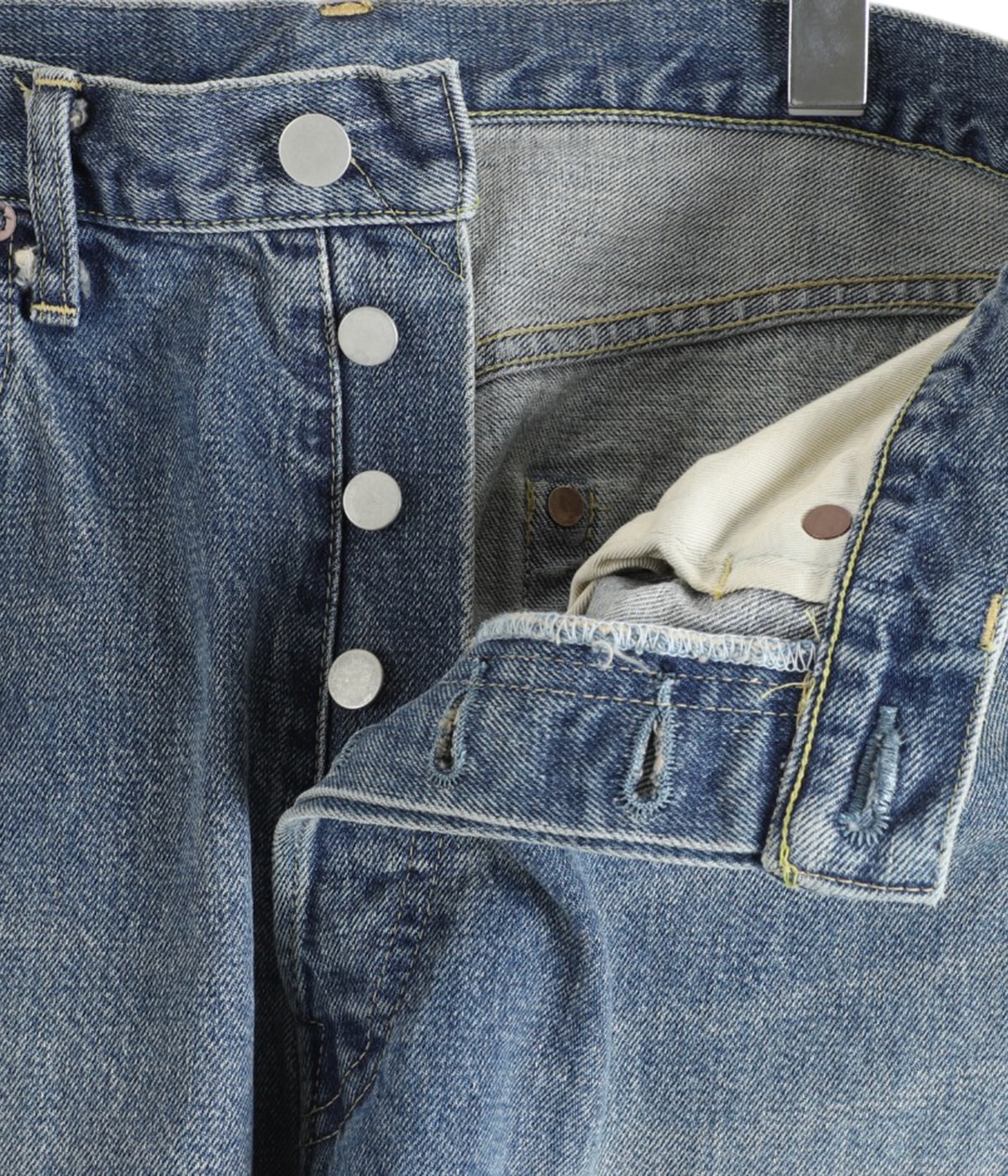 デニム・ジーパン IONSEOUL Punk vintage wide denim BJ362 ORIGINAL) フォールインワイドデニムパンツ | ファッション通販