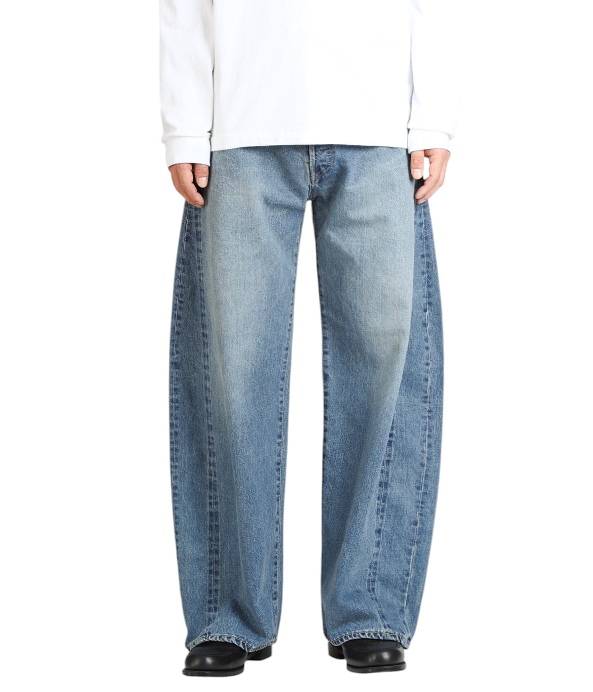 DEFORMATION WIDE VINTAGE DENIM JEANS | ssstein(シュタイン