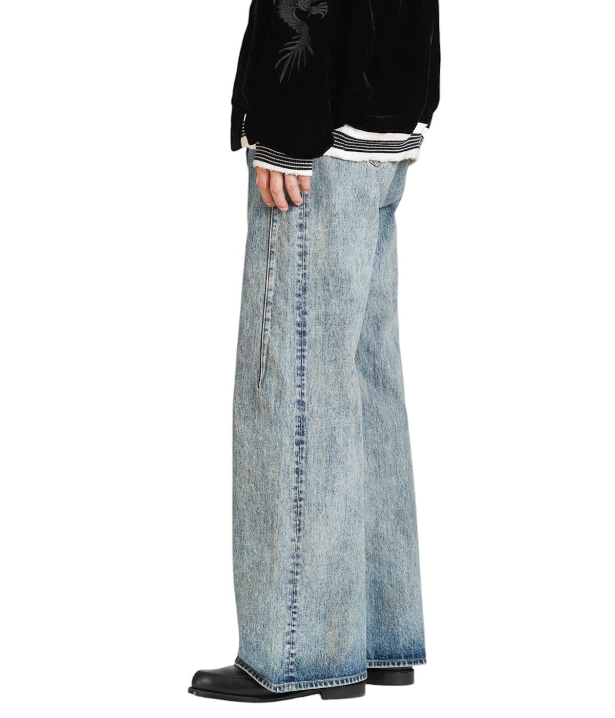 DEFORMED FLARE VINTAGE DENIM JEANS | ssstein(シュタイン