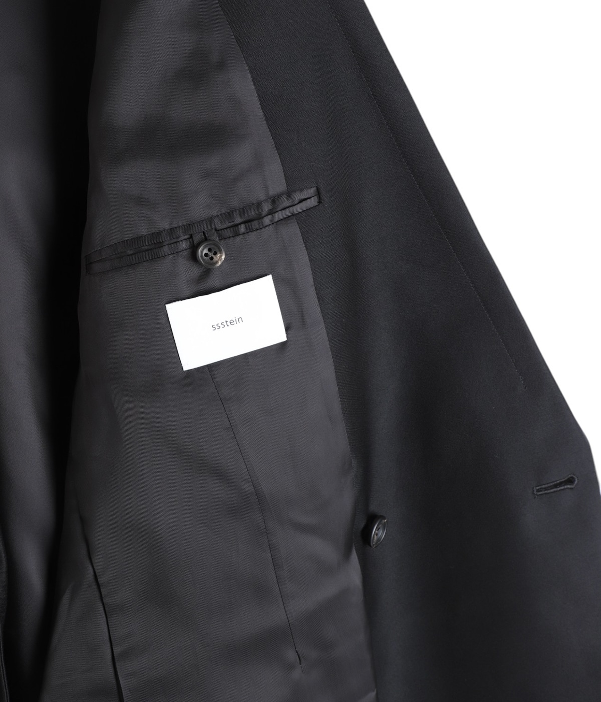OVERSIZED PEAK LAPEL LONG JACKET | ssstein(シュタイン