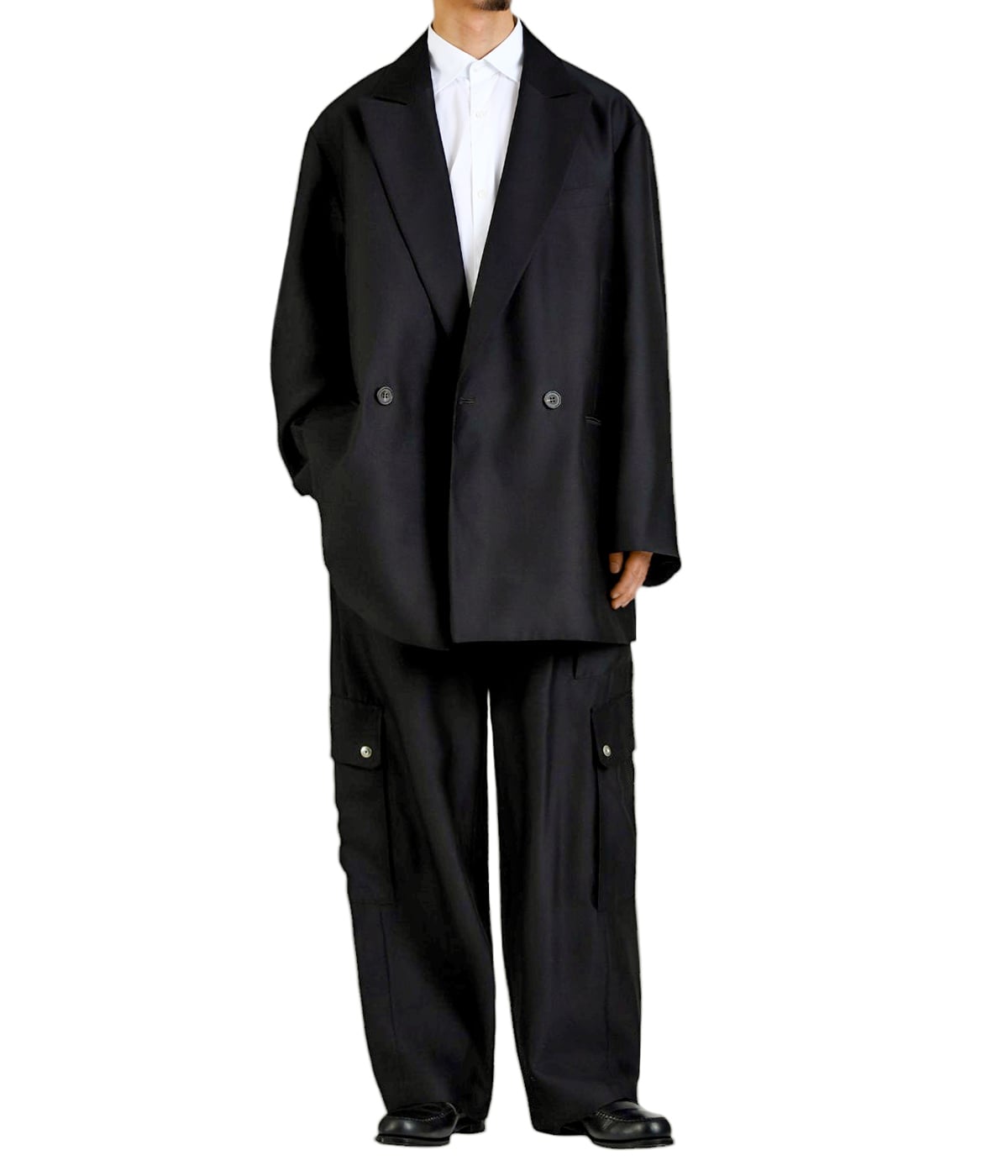 ジャケット・アウター doublet HEAVYTWILL jacket OVERSIZED PEAK LAPEL LONG JACKET | ssstein(シュタイン