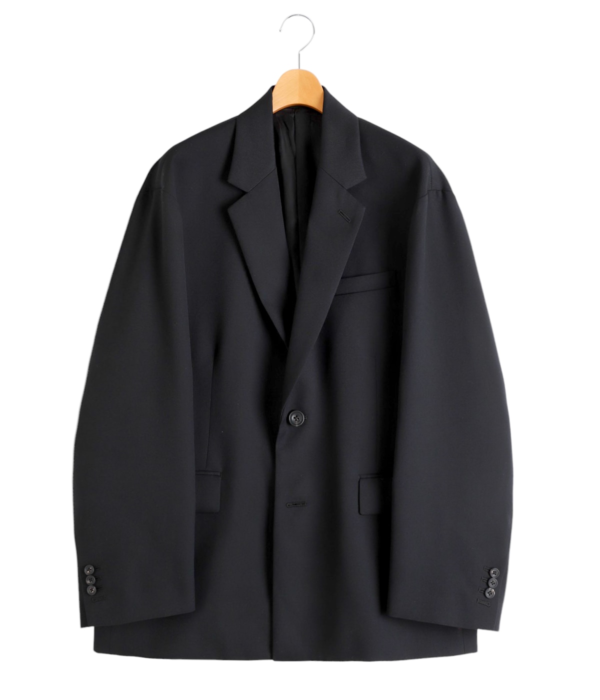 ssstein ダークブラウンシングルテーラードジャケット OVERSIZED SINGLE BREASTED JACKET | ssstein(シュタイン
