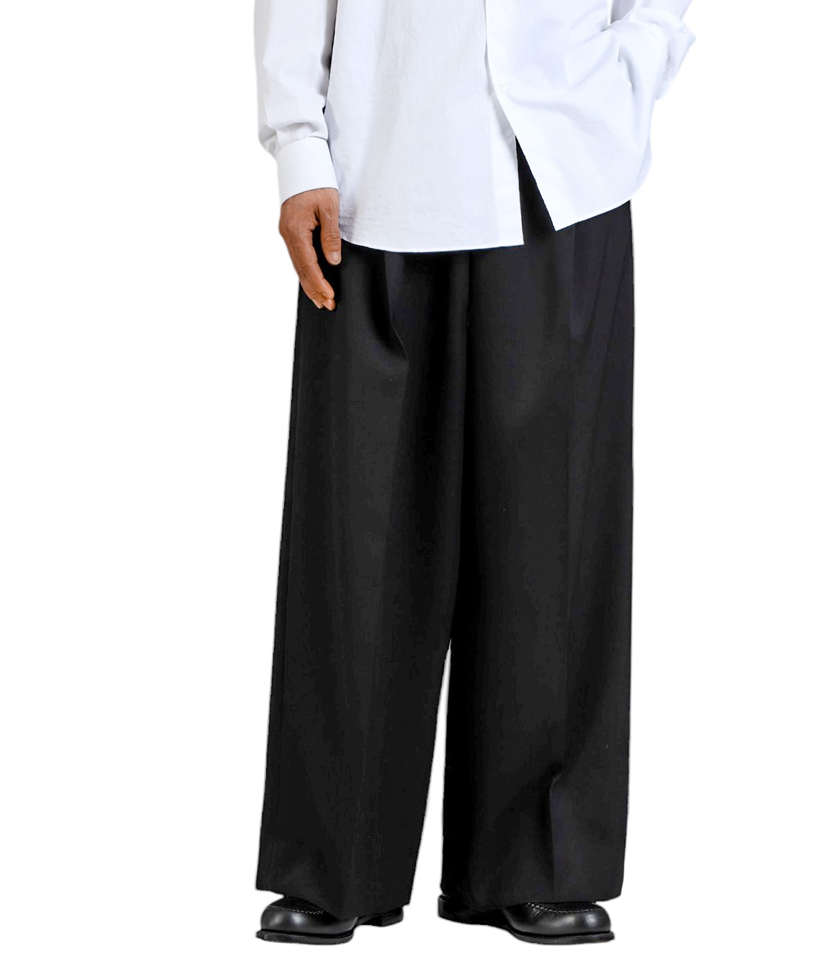 stein スラックス ST. 219-1 M stein】EXTRA WIDE TROUSERS - DARK CHARCOAL | 公式通販サイト