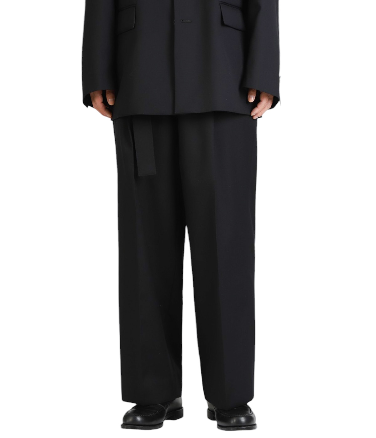 パンツ ssstein DOUBLE WIDE TROUSERS ssstein / シュタイン】EXTRA WIDE TROUSERS(2/90 WOOL