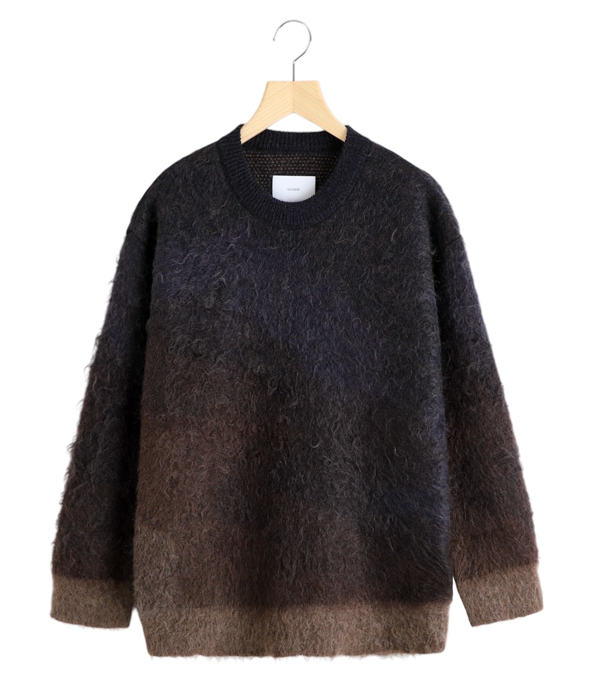GRADATION MOHAIR KNIT LS
