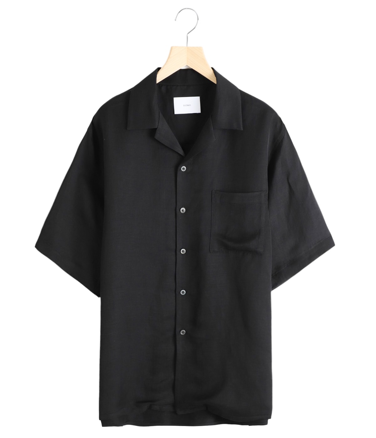 VIS/LI TWILL OVERSIZED OPEN COLLAR SS SHIRT