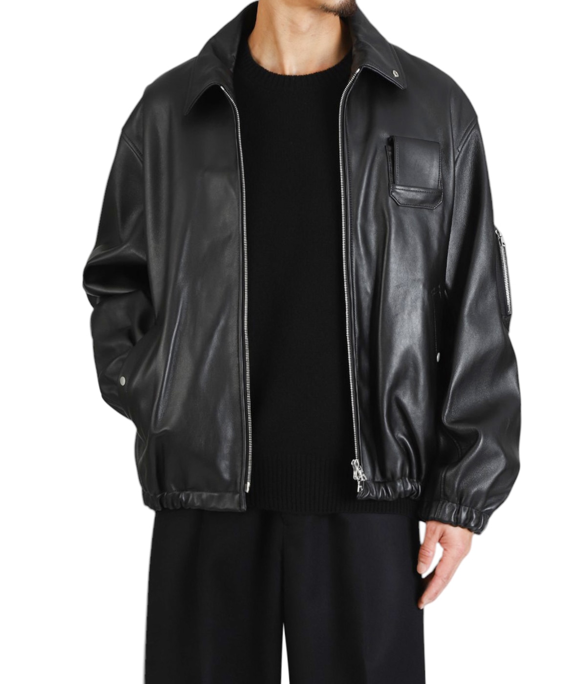 SHEEP LEATHER FLIGHT JACKET | ssstein(シュタイン) / アウター