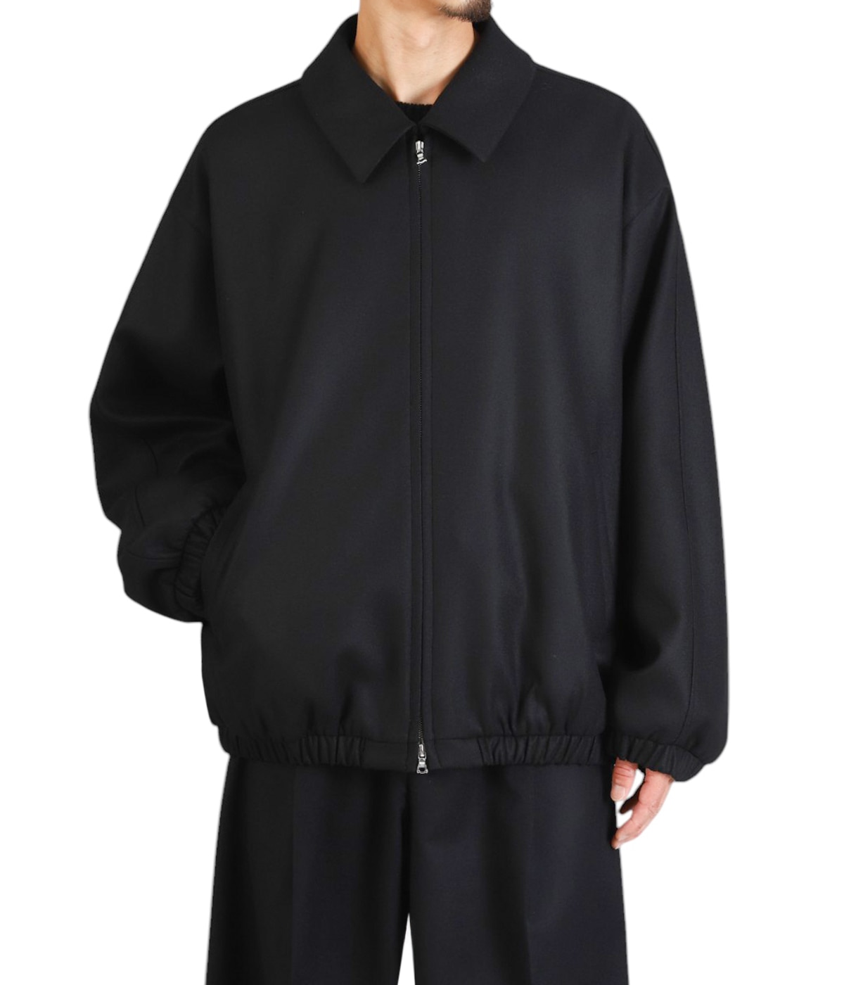 MELTON OVERSIZED ZIP JACKET | ssstein(シュタイン) / アウター