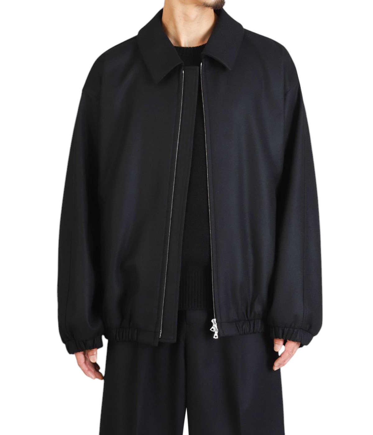 MELTON OVERSIZED ZIP JACKET | ssstein(シュタイン) / アウター
