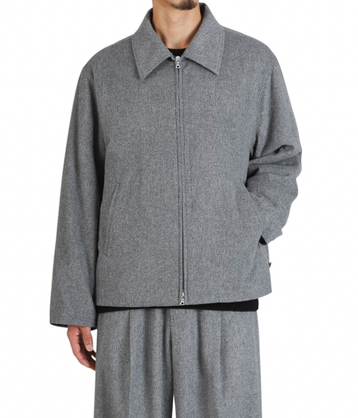 W/CA BEAVER ZIP SHORT JACKET | ssstein(シュタイン