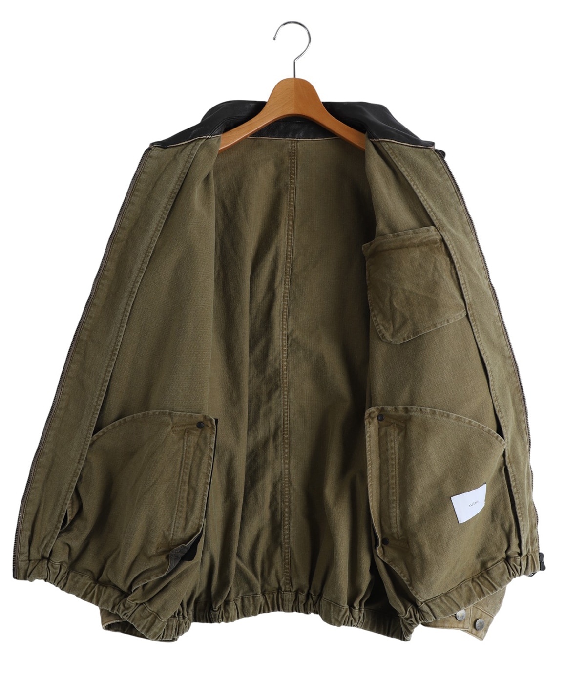 SULFUR DYED WHIP CORD VINTAGE ZIP JACKET | ssstein