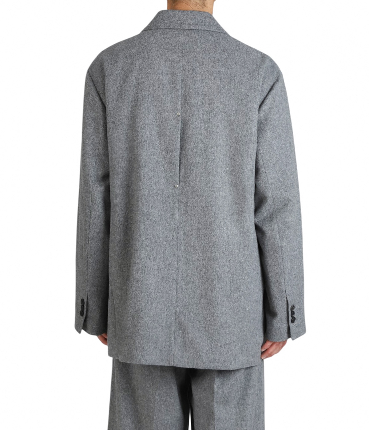 W/CA BEAVER BACK SLASH PEAK LAPEL JACKET | ssstein(シュタイン