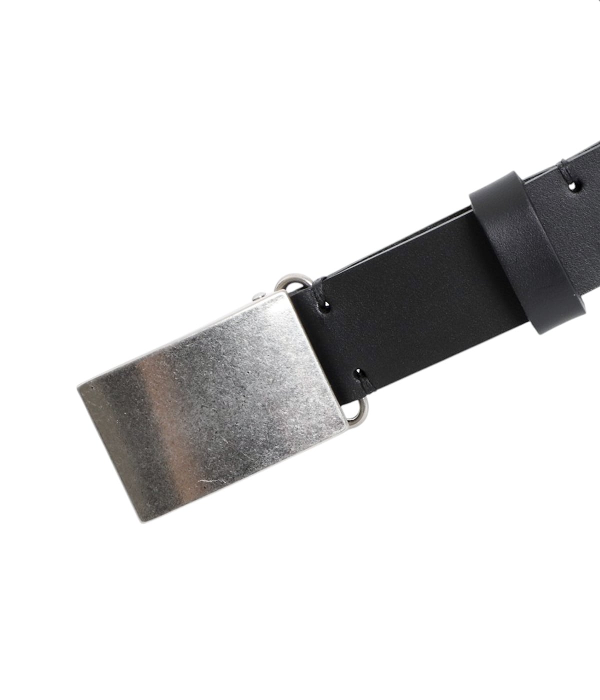 LEATHER BELT (PLAIN BUCKLE) | ssstein(シュタイン