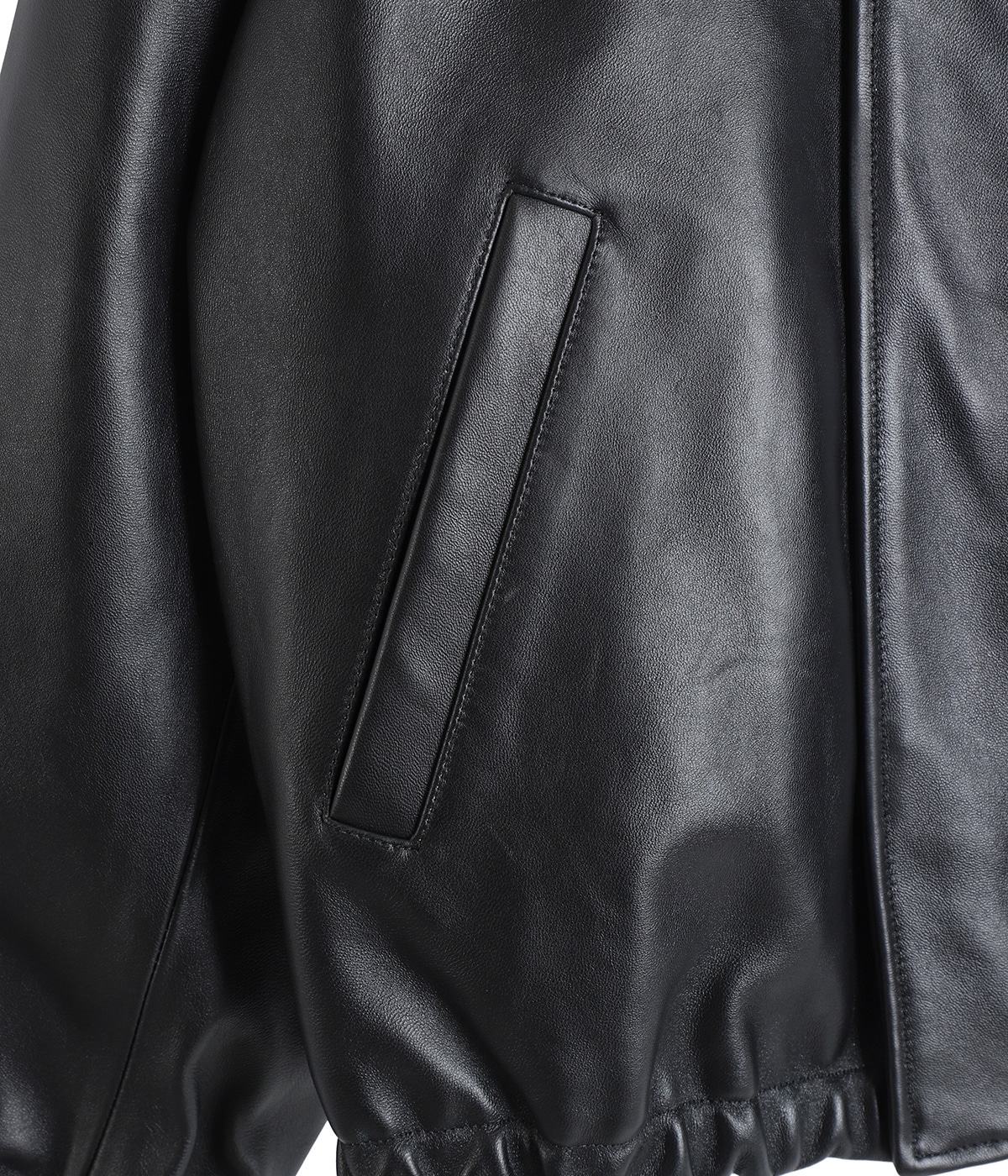 SHEEP LEATHER ZIP SHORT JACKET | ssstein(シュタイン) / アウター