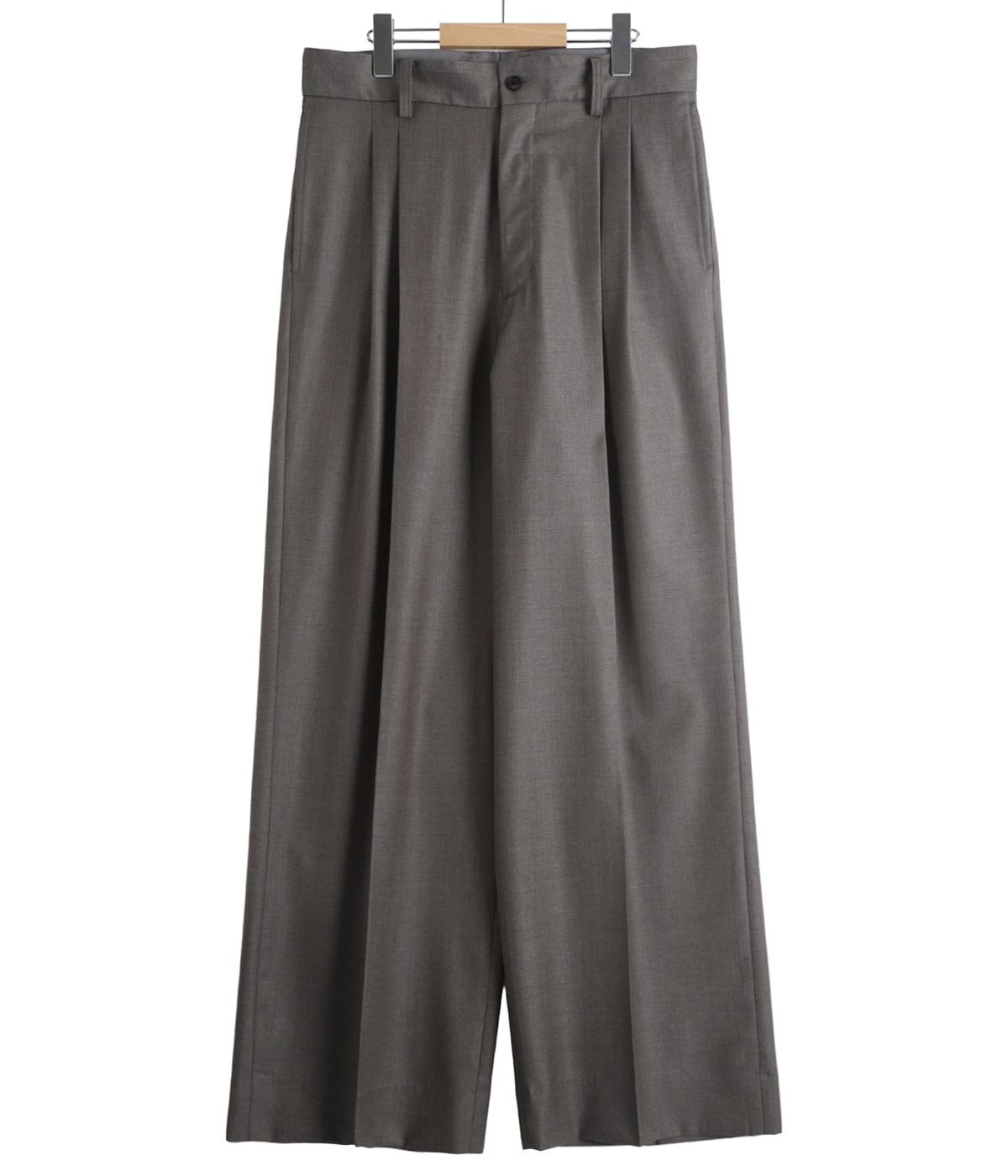 EXTRA FINE WOOL LONG WIDE TROUSERS | ssstein(シュタイン) / パンツ